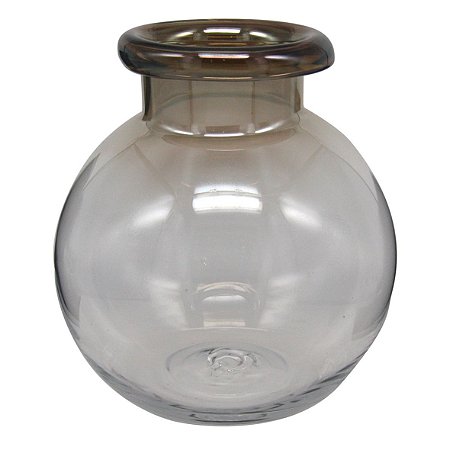 VASO DE VIDRO METALIZADO