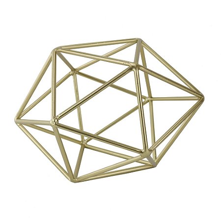 PECA DECORATIVA DE METAL DOURADO