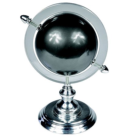 GLOBO DECORATIVO  20X31 CM METAL E ACRILICO