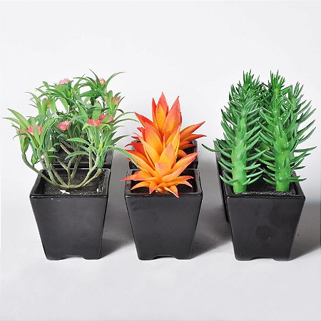 CJ DE MINI FLORES ARTIFICIAIS - 06 PCS