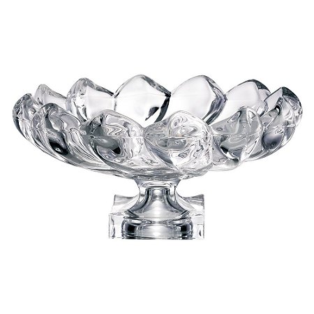 FRUTEIRA DE VIDRO CLASSICA 34CM X 34CM X 17CM