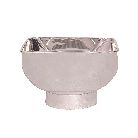 BOWL EM PRATA  12CM X 12CM X 8,5CM