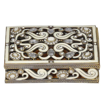 PORTA JOIA COM CRISTAL