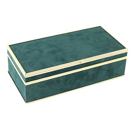 CAIXA DECORATIVA DE TECIDO 28CM X 14CM X 9CM