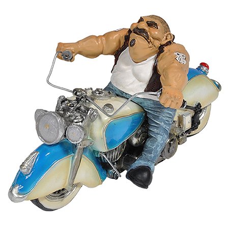 MINI CARICATURA MOTOQUEIRO