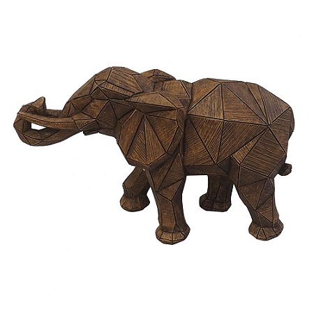 ELEFANTE DECORATIVO DE RESINA