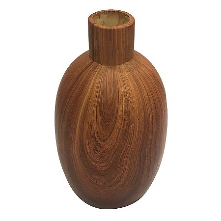 VASO DE CERAMICA ESTILO MADEIRA