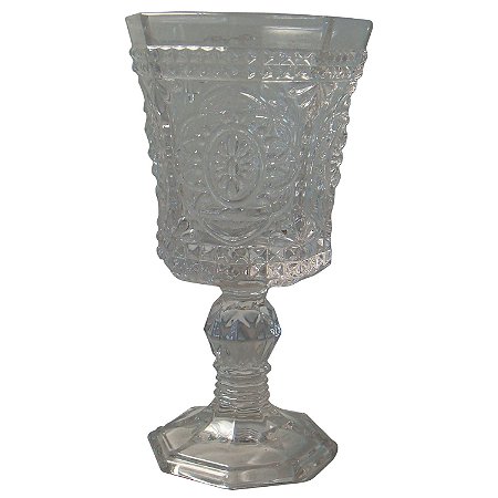 CJ DE TACAS TRANSPARENTE - 6 PCS - 16 CM