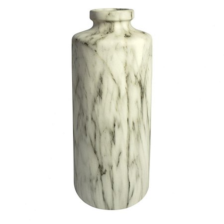 VASO DE CERAMICA MARMORIZADO 14,5CM X 14,5CM X 37,5CM