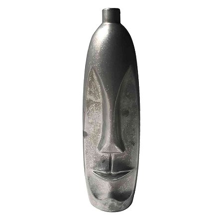 VASO DE CERAMICA PRATA