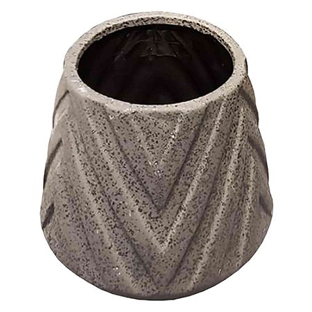 VASO DE CERAMICA MARROM