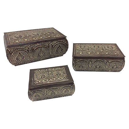 CJ DE CAIXAS DE ALUMIIO - 3 PCS