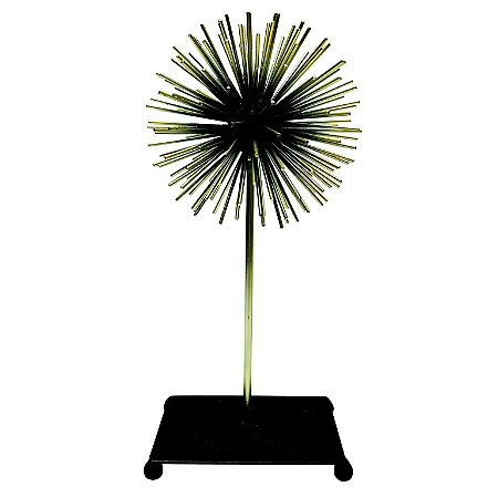 PECA DECORATIVA DE METAL - DOURADO