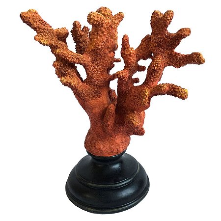 ALGA DECORARIVA DE RESINA 18CM X 13CM X 23,5CM