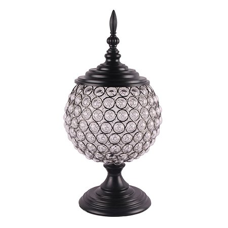 PECA DECORATIVA DE VIDRO 18CM X 18CM X 38,5CM