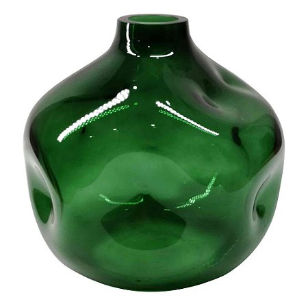 VASO DE VIDRO VERDE