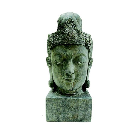 BUDDHA DECORATIVO DE RESINA 20,5CM X 19CM X 41CM