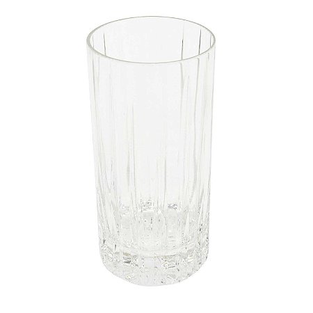 JOGO DE 6 COPOS DE CRISTAL FORMATO CILINDRICO ALTO COM ALTO