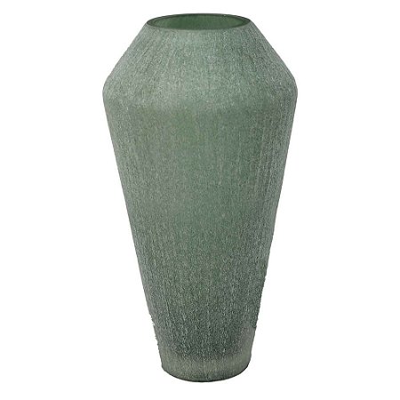 VASO DE VIDRO VERDE