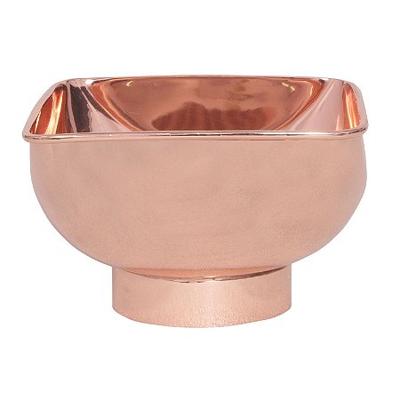 BOWL EM COBRE  18CM X 18CM X 10,5CM