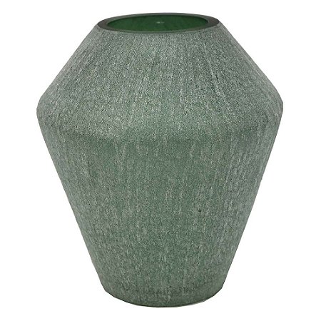 VASO DE VIDRO VERDE