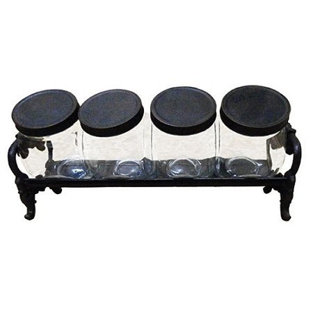 POTES PARA TEMPEROS - 4 PCS