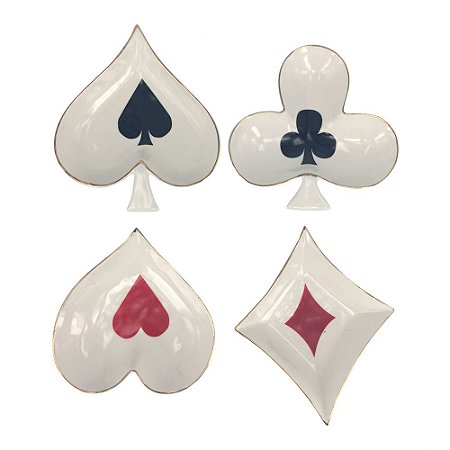CJ DE PETISQUEIRAS DE CERAMICA  4 PCS 18,5CM X 19,5CM X 3CM