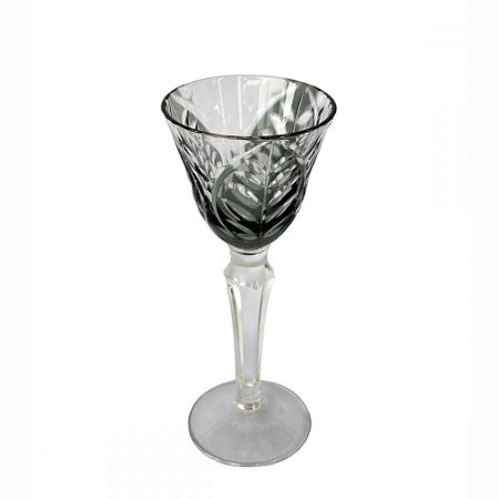 CJ TACASS DE LICOR DE VIDRO FUME  6 PCS 6CM X 6CM X 15,5CM