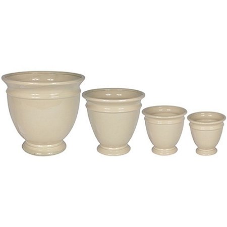 CJ DE CACHEPOTS DE CERAMICA - 4 PCS