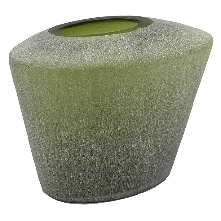 VASO DE VIDRO VERDE