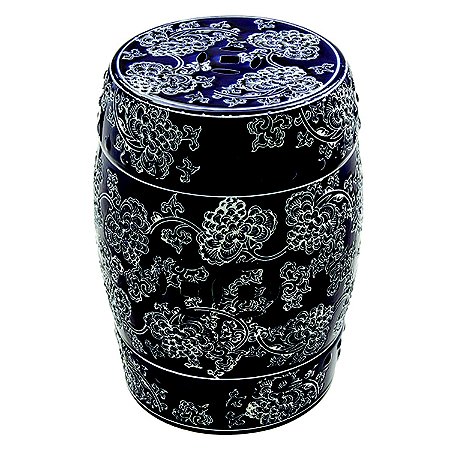 BANQUETA DE CERAMICA DECORATIVA