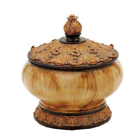 POTE DECORATIVO DE RESINA