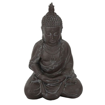 BUDDHA DE RESINA 33CM X 26CM X 51CM