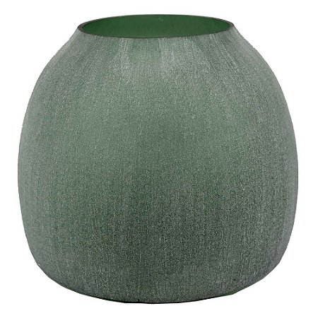VASO DE VIDRO VERDE