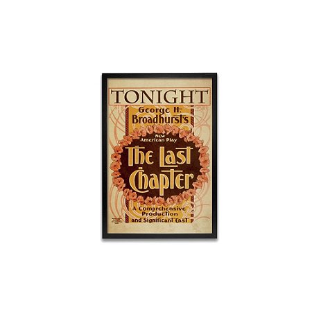 POSTER C/MOLDURA  LE JAZZ THE LAST CHAPTER 50 X 70 X 2,2 CM