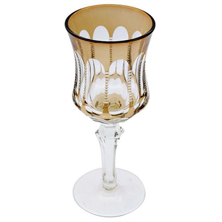 JOGO DE TACAS PARA VINHO BRANCO - AMBAR - 6 PCS