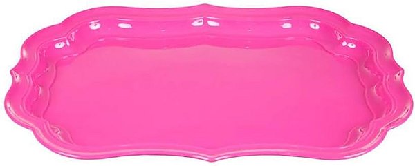 BANDEJA MELANINA ROCOCO PINK 03 X 50 X 40,5 CM