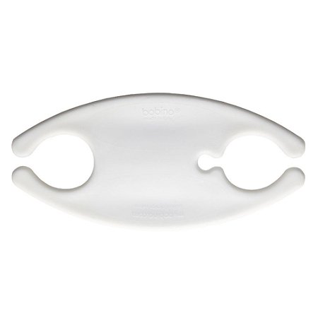 ORGANIZADOR PLASTICO DE FIOS BOBINO BRANCO GDE 11 X 15 CM