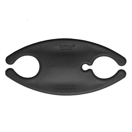 ORGANIZADOR PLASTICO DE FIOS BOBINO PRETO GDE 11 X 15 CM