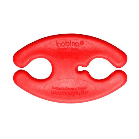 ORGANIZADOR PLASTICO DE FIOS BOBINO VERMELHO PEQ 5,5 X 3,5 C