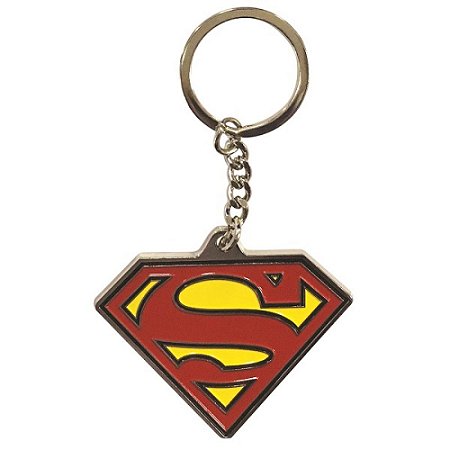 CHAVEIRO METAL DCO SUPERMAN LOGO VERMELHO