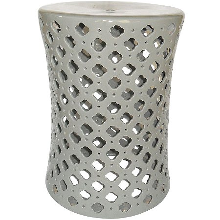 BANQUETA SEAT GARDEN CINZA - 33X33X46 CM