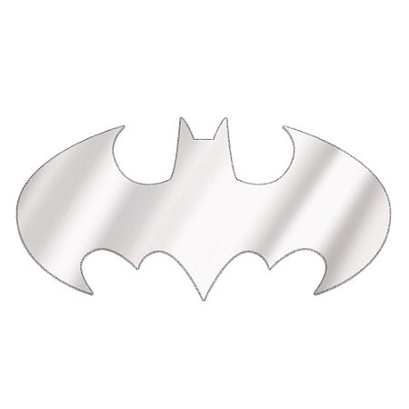 ESPELHO DC BATMAN LOGO RECORTADO 120 X 57,4 X 2,5 CM