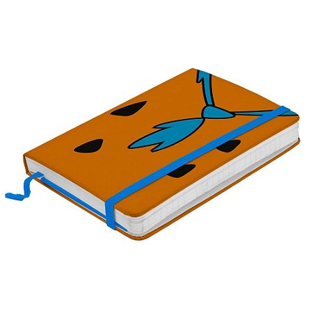 CADERNETA DE ANOTACAO PAPEL HB FLINTSTONES FRED BODY LARANJA