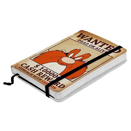 CADERNETA DE ANOTACAO LOONEY YOSEMITE A5 14,8 X 21 CM 100FLS