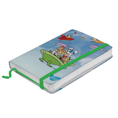 CADERNETA DE ANOTACAO HB THE JETSONS FAMILY IN THE SPACESHIP