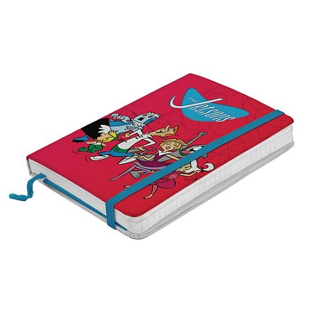 CADERNETA DE ANOTACAO HB JETSONS HAPPY FAMILY FD VERMELHO A5