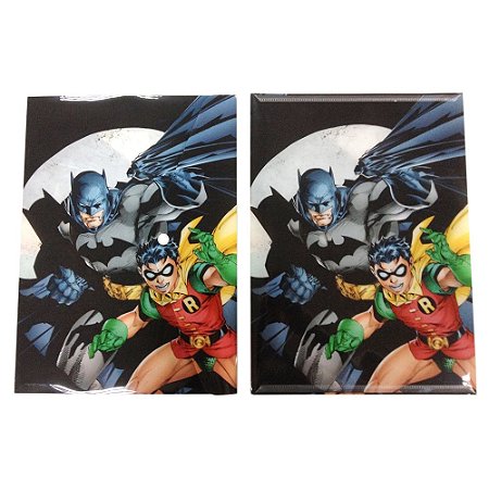 PASTAS ENVELOPE PLASTICO PP DC BATMAN ABD ROBIN SHADOW MOON