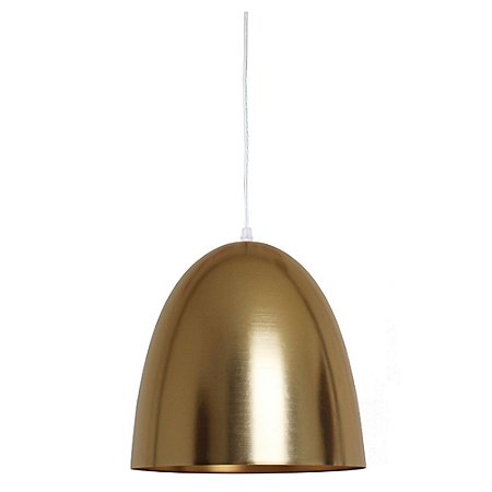 LUMINARIA METAL SUGAR LOAF DOURADO DIAM 30 CM