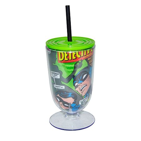 TACA ACRILICA DCO BATMAN AND ROBIN COMICS COVER FD VERDE 10,